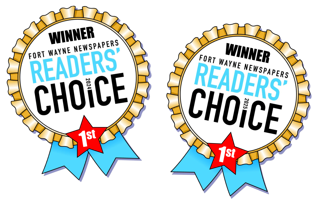 Fort Wayne Newspapers Readers' Choice Awards 2024 & 2025 winner graphic